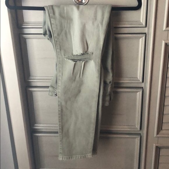 Joe brand distressed skinny sz 28 olive - Picture 2 of 4
